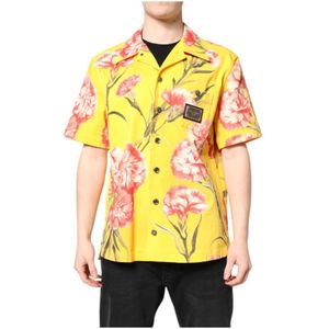 Dolce & Gabbana, Heren, Overhemden, Veelkleurig, Maat: L Katoen,