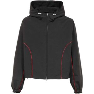 Ferragamo, Heren, Jassen, Zwart, Maat: XL Katoen,