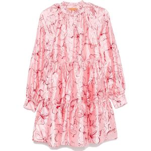 Stine Goya, Dames, Jurken, Roze, Maat: XS Zijde,
