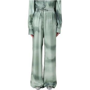 Stella McCartney, Dames, Broeken, Veelkleurig, Maat: S Zijde,