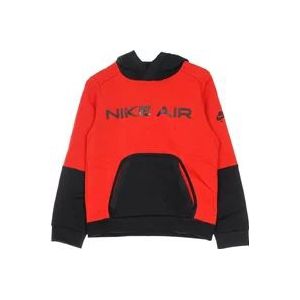 Nike Rood/Zwart Air Hoodie , Red , Dames , Maat: XL