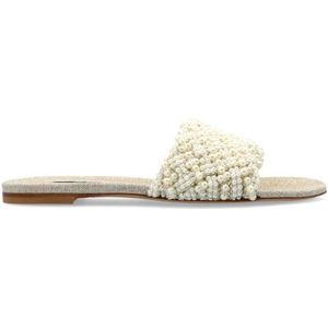 Casadei, Dames, Schoenen, Beige, Maat: 38 1/2 EU Leer,