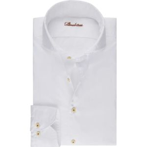 Stenströms, Heren, Overhemden, Wit, Maat: L Katoen,