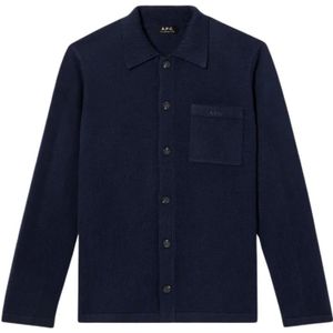 A.p.c., Heren, Truien, Blauw, Maat: M