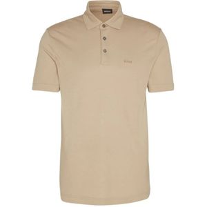 Boss, Heren, Tops, Beige, Maat: S
