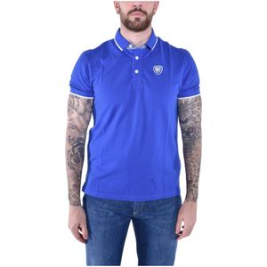 Blauer, Heren, Tops, Blauw, Maat: 2XL Katoen,