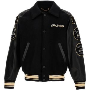 Golden Goose, Heren, Jassen, Zwart, Maat: M Katoen,