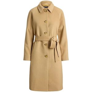 Ralph Lauren, Dames, Mantels, Bruin, Maat: XS Wol,