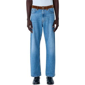 Marni, Heren, Jeans, Blauw, Maat: W30 Denim,