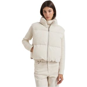 Herno, Dames, Jassen, Beige, Maat: M Viscose,