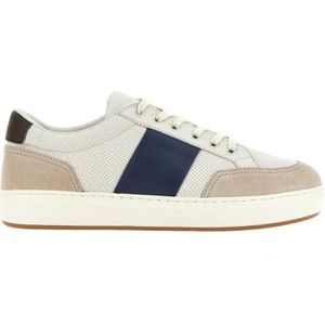 Hogan Witte Leren Sneakers met Blauwe Details , Multicolor , Heren , Maat: 40 1/2 EU