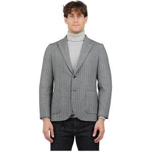 Circolo 1901, Heren, Jassen, Grijs, Maat: S Katoen,