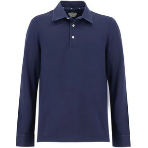 Ballantyne, Heren, Tops, Blauw, Maat: L Katoen,