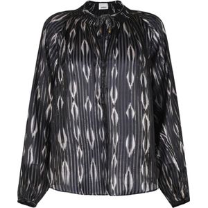 Isabel Marant, Dames, Blouses & Shirts, Zwart, Maat: XS Zijde,