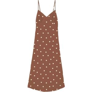 MC2 Saint Barth, Dames, Jurken, Bruin, Maat: M