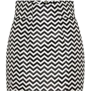 Philipp Plein, Dames, Rokken, Zwart, Maat: XL Leer,
