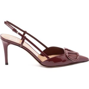 Valentino Garavani, Dames, Schoenen, Bruin, Maat: 38 1/2 EU Leer,