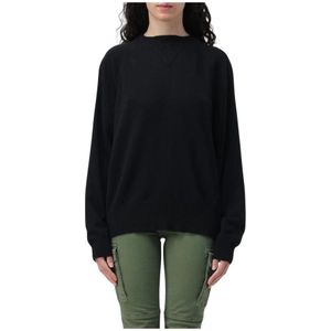 Woolrich - Kasjmier Trui - Roze - Ronde Hals - Dames