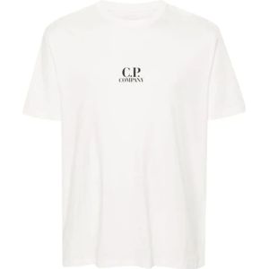 C.p. Company, Dames, Tops, Wit, Maat: S Katoen,