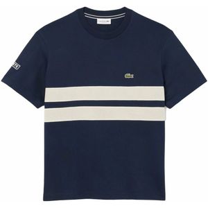 Lacoste, Heren, Tops, Blauw, Maat: S