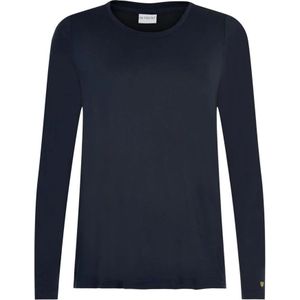 IN Front, Dames, Tops, Blauw, Maat: S Modal,