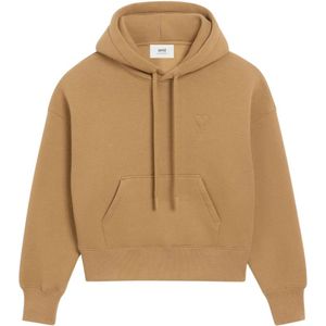 Ami Paris, Heren, Sweatshirts & Hoodies, Bruin, Maat: XL