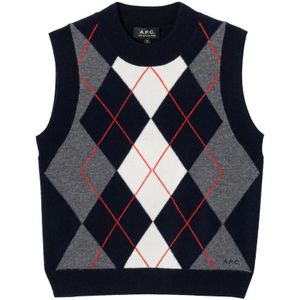 A.p.c., Dames, Truien, Blauw, Maat: L Wol,