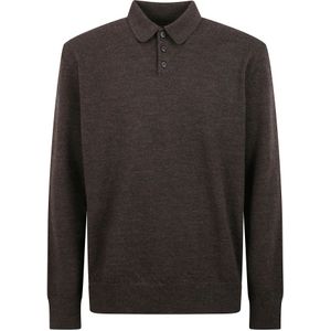 Maison Margiela, Heren, Truien, Grijs, Maat: L Wol,