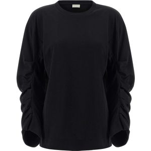 Dries Van Noten, Dames, Tops, Zwart, Maat: XS Katoen,