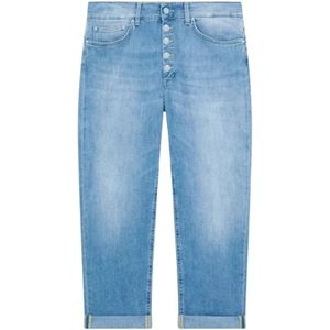 Dondup, Dames, Jeans, Blauw, Maat: W25 Denim,