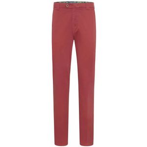 Meyer - Bonn - Chino Broek - Rood - Katoen, Stretch-Tailleband