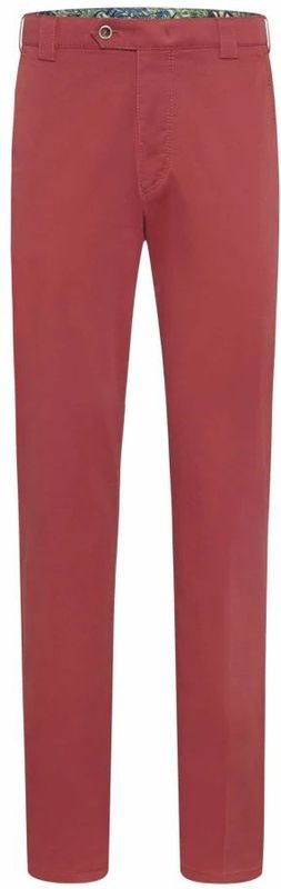 Meyer - Bonn - Chino Broek - Rood - Katoen, Stretch-Tailleband