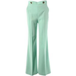 Pinko, Dames, Broeken, Groen, Maat: XS Poliester,