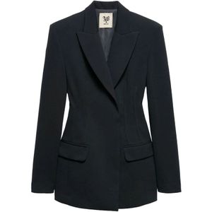 Aniye By, Dames, Jassen, Zwart, Maat: L Leer,