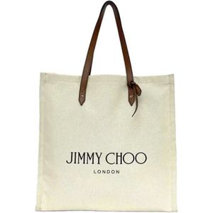 Jimmy Choo Pre-owned, Dames, Pre-owned, Beige, Maat: ONE Size