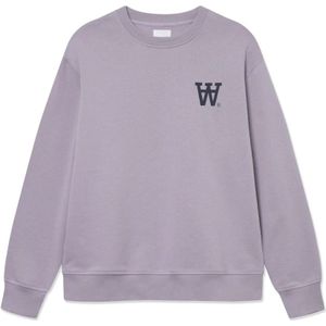 Wood Wood, Heren, Sweatshirts & Hoodies, Paars, Maat: L Katoen,