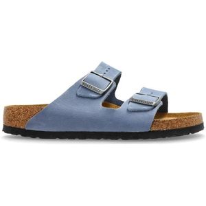Birkenstock - Arizona BS - Gezondheidsslippers - Blauw - Leer