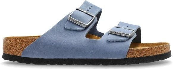 Birkenstock - Arizona BS - Gezondheidsslippers - Blauw - Leer