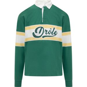 Drole de Monsieur, Heren, Tops, Groen, Maat: M Katoen,