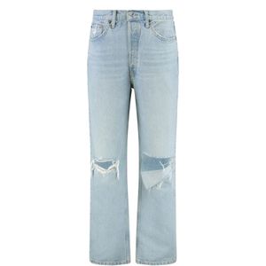 Re/Done, Dames, Jeans, Blauw, Maat: W27 Katoen,