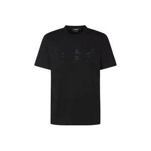 Zwarte Dsquared2 Overhemden , Black , Heren , Maat: XL