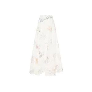 Zimmermann Maxi Skirts , White , Dames , Maat: L