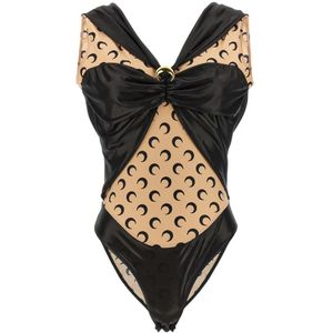 Marine Serre, Dames, Tops, Veelkleurig, Maat: S