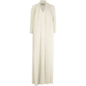 Cortana, Dames, Jurken, Wit, Maat: 2XS Zijde,