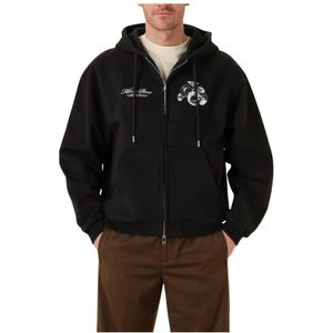 Filling Pieces, Heren, Sweatshirts & Hoodies, Zwart, Maat: L