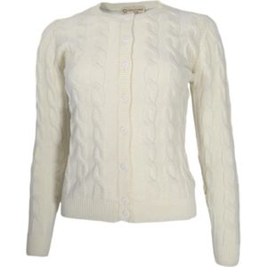 Cashmere Company, Dames, Truien, Wit, Maat: M Kasjmier,
