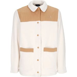 The North Face, Dames, Jassen, Wit, Maat: M Fleece,