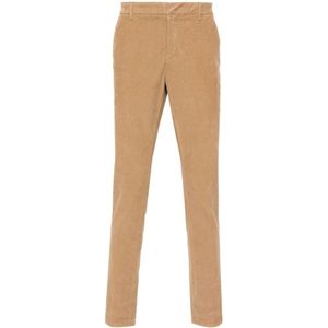 Dondup, Heren, Broeken, Beige, Maat: W35 Katoen,