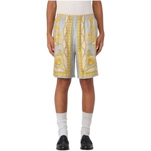 Versace, Heren, Korte broeken, Geel, Maat: M Zijde,
