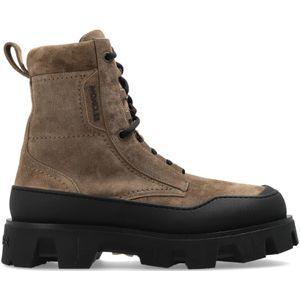 Moncler, Heren, Schoenen, Bruin, Maat: 40 EU Leer,